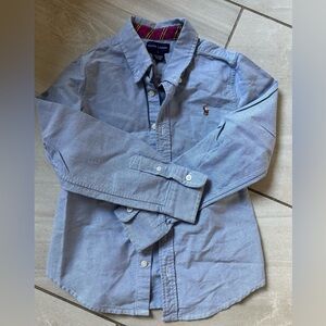 Ralph Lauren kids denim button up size 7